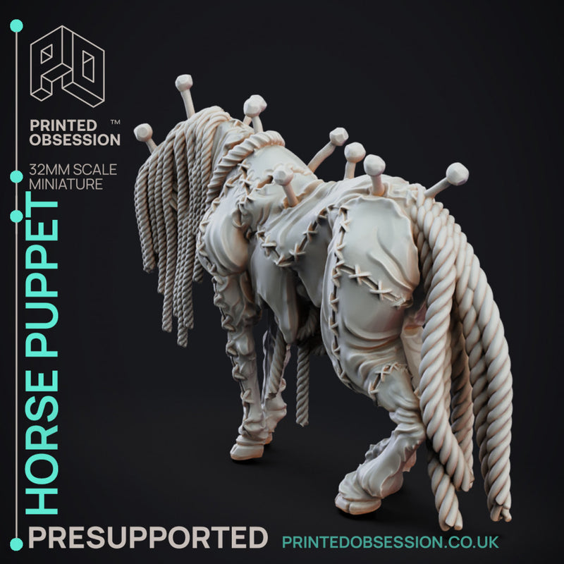Horse Puppet - Puppet Masters Show - Pre Supported - 32mm Scale