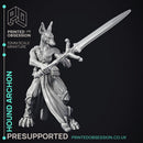 Hound Archon - Celestial - PRESUPPORTED - Heaven Hath no Fury - 32mm scale