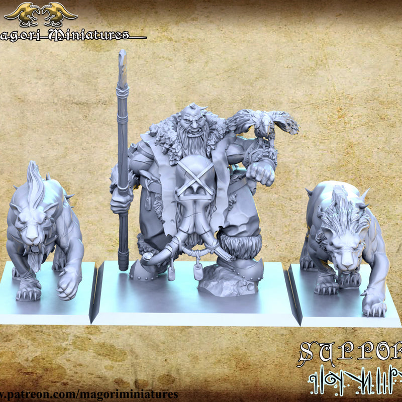 Ogre Hunter with animal companions - Only-Games