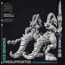 Ice Demon - 2 Models - PRESUPPORTED - Hell Hath No Fury - 32mm scale