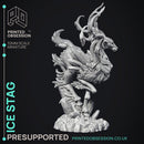 Ice Stag - Elemental Creature - PRE SUPPORTED - D&D - 32mm scale
