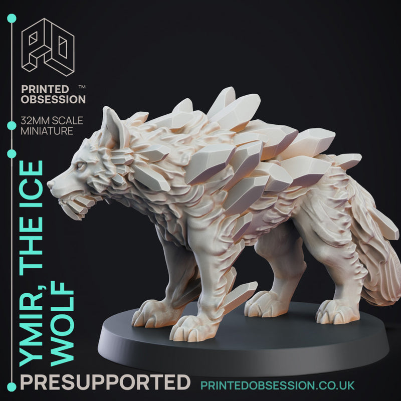 Ice Wolf - Monstrous Creature - 32mm Scale