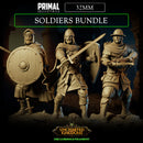 3 miniatures - 32mm - Soldiers Bundle - Uncharted Kingdoms - Only-Games