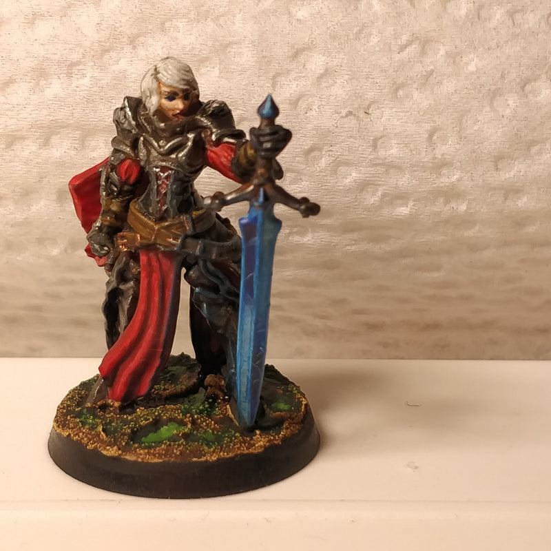 Joan - High Paladin - 2 Model - PRESUPPORTED - 32mm scale - Only-Games