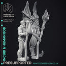 Incubi & human 'Bob' - lesser demon - PRESUPPORTED - Hell Hath No Fury - 32mm scale