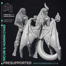 Incubi & human 'Chad' - lesser demon - 2 Models - Hell Hath No Fury - 32mm scale