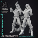 Incubi & human 'Chad' - lesser demon - 2 Models - Hell Hath No Fury - 32mm scale