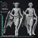 Incubi & human 'silk' - lesser demon - PRESUPPORTED - Hell Hath No Fury - 32mm scale