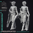 Incubi & human 'silk' - lesser demon - PRESUPPORTED - Hell Hath No Fury - 32mm scale