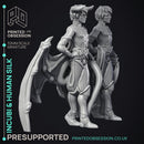 Incubi & human 'silk' - lesser demon - PRESUPPORTED - Hell Hath No Fury - 32mm scale