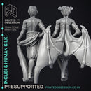 Incubi & human 'silk' - lesser demon - PRESUPPORTED - Hell Hath No Fury - 32mm scale