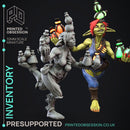 Inventory - Goblin Carrier - Goblin Potion Maker - PRESUPPORTED - 32mm scale