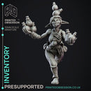 Inventory - Goblin Carrier - Goblin Potion Maker - PRESUPPORTED - 32mm scale