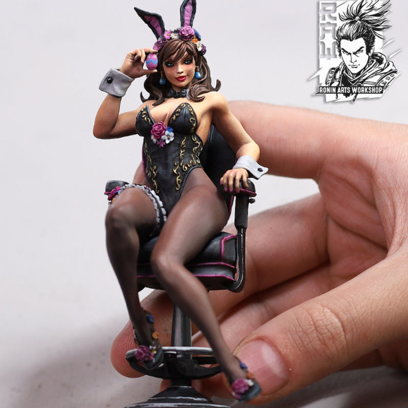 Bunny Irene Pin Up 75mm and 120mm - Pre-Supported - STL only - Only-Games