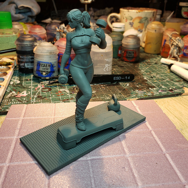Sporty Irene Pin Up 75mm (NSFW Version) Pre-Supported - STL only - Only-Games