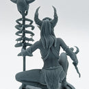 Voodoo Necromancer Iris - Voodoo Necromancer Witch Doctor- 75mm + 35mm Scale
