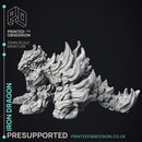 Iron Dragon - Large Monster - PRESUPPORTED - Hell Hath No Fury - 32mm scale