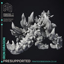 Iron Dragon - Large Monster - PRESUPPORTED - Hell Hath No Fury - 32mm scale