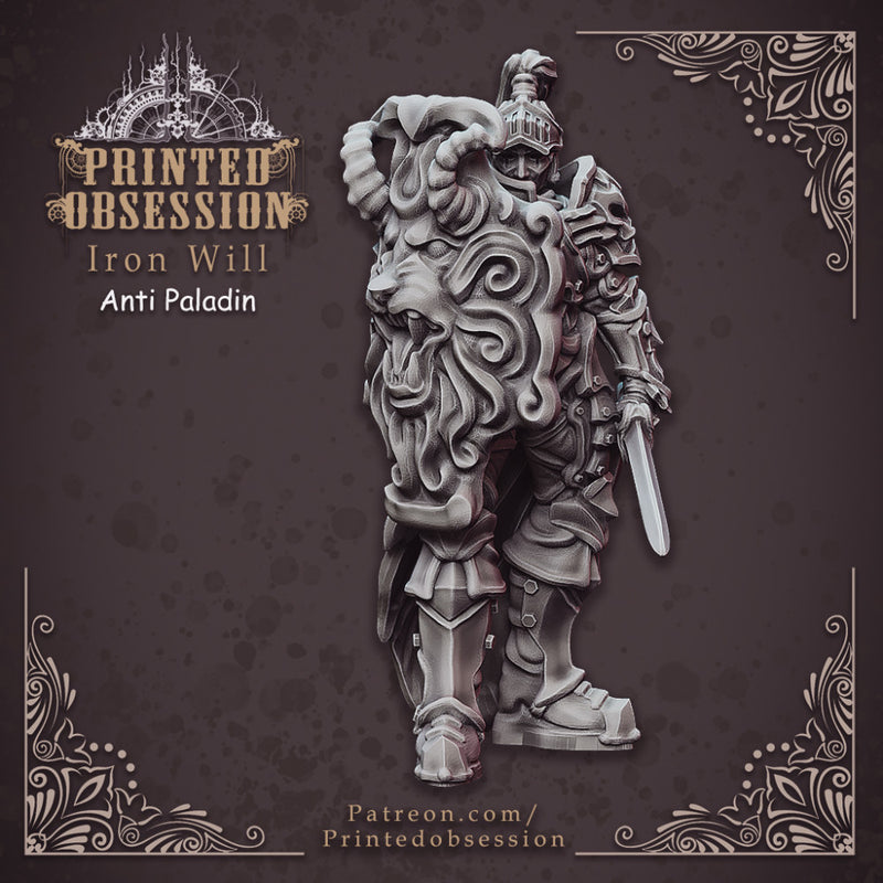 Paladin Mega Pack - 6 paladins - 32 mm scale - D&D - Only-Games