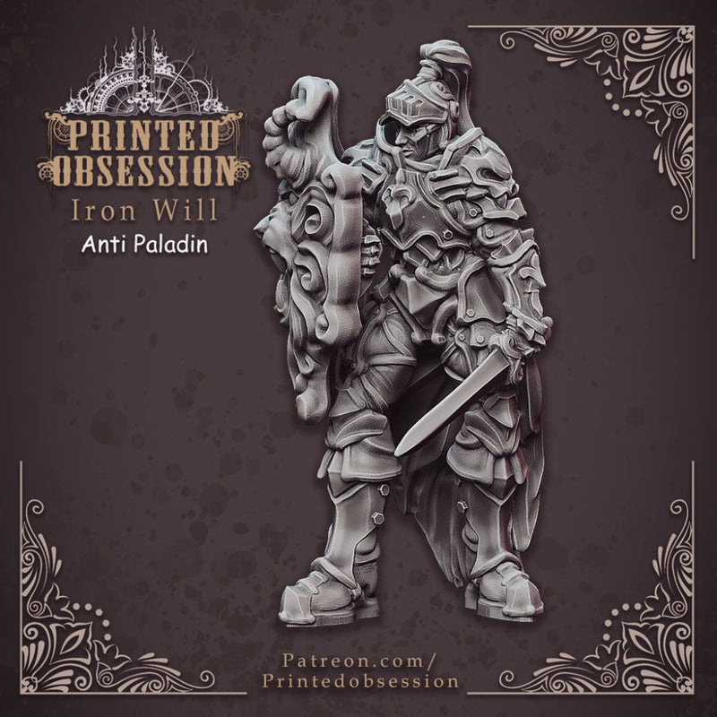 Paladin Mega Pack - 6 paladins - 32 mm scale - D&D - Only-Games