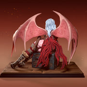 Izel The Barbarian Succubus - Pin Up, 75mm, Pre-Supported - STL only - Only-Games