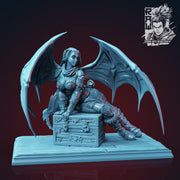 Izel The Barbarian Succubus - Pin Up, 75mm, Pre-Supported - STL only - Only-Games