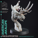 Jackalope - Cryptid - PRESUPPORTED - 32mm Scale