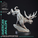 Jackalope - Cryptid - PRESUPPORTED - 32mm Scale