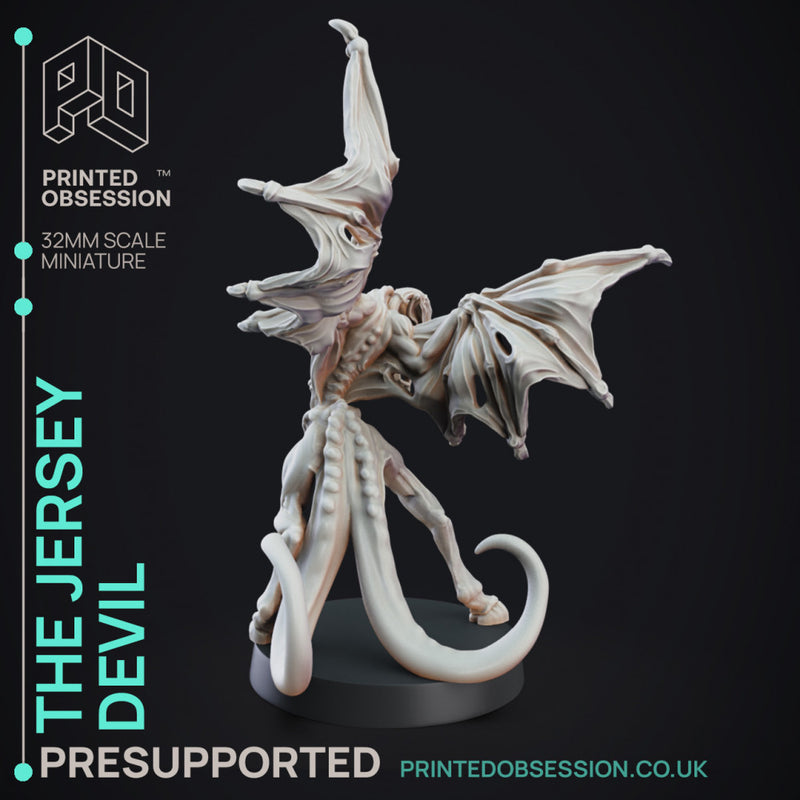 Jersey Devil - Cryptid - PRESUPPORTED - 32mm Scale