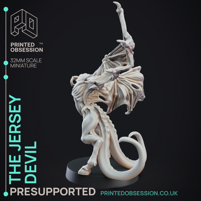 Jersey Devil - Cryptid - PRESUPPORTED - 32mm Scale