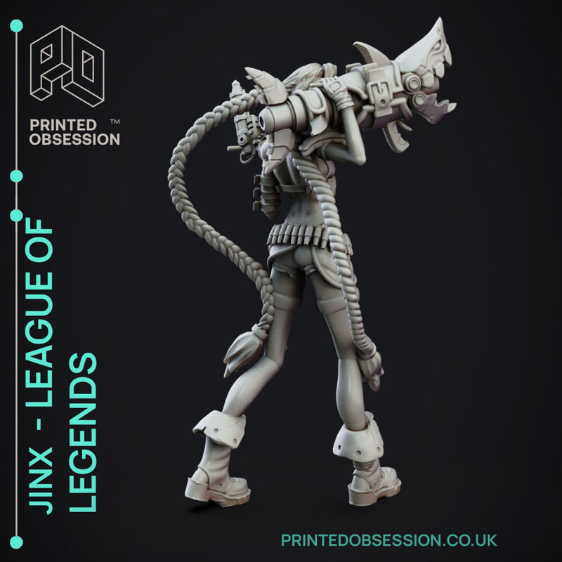 Jinx - League of Legends - Original Version - 25cm model - Fanart