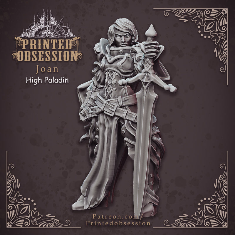 Paladin Mega Pack - 6 paladins - 32 mm scale - D&D - Only-Games
