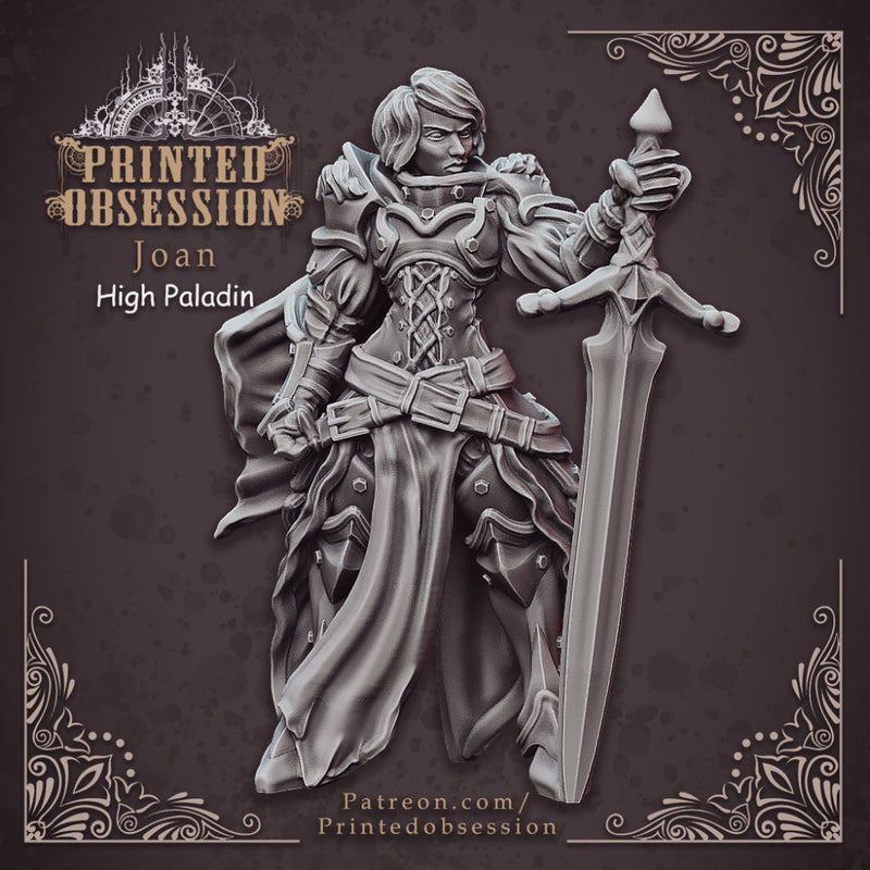 Paladin Mega Pack - 6 paladins - 32 mm scale - D&D - Only-Games