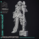 Joan - High Paladin - 2 Model - PRESUPPORTED - 32mm scale
