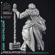 Joan - High Paladin - 2 Model - PRESUPPORTED - 32mm scale - Only-Games