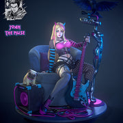Joan The Muse (NSFW) - 75mm and 120mm Pin-Up - STL only - Only-Games