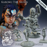 Karoku The Monk - Super Bundle - STL only - Only-Games