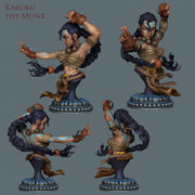 Karoku The Monk - Warrior Bust - STL only - Only-Games