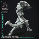 Kat - Monster Hunter - Mixed wepons -  PRESUPPORTED - Illustrated and Stats - 32mm scale