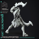 Kat - Monster Hunter - Mixed wepons -  PRESUPPORTED - Illustrated and Stats - 32mm scale