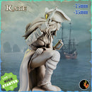 Kate Pistol Marksman Pirate Marksman Pistol Gunner -75mm + 35mm Scale