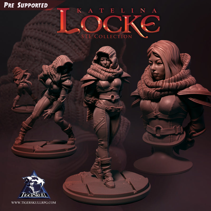 Katelina Locke, Dark Rogue STL Collection