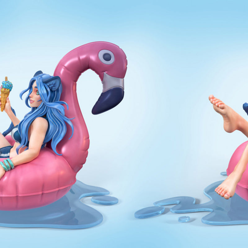 Katty Pin Up 75mm (NSFW Version) Pre-Supported - STL only - Only-Games