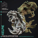 Kelpie - Undead Horse - Elemental Familar - PRESUPPORTED - 32mm scale