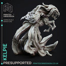 Kelpie - Undead Horse - Elemental Familar - PRESUPPORTED - 32mm scale