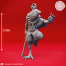 Kenku Monk - Tabletop Miniature (Pre-Supported)