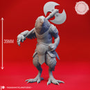 Kenku Barbarian - Tabletop Miniature (Pre-Supported)