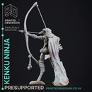 Kenku Ninja - Archer - PRESUPPORTED - 32mm scale - Illustrated & Stated