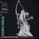 Kenku Ninja - Archer - PRESUPPORTED - 32mm scale - Illustrated & Stated