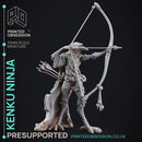 Kenku Ninja - Archer - PRESUPPORTED - 32mm scale - Illustrated & Stated